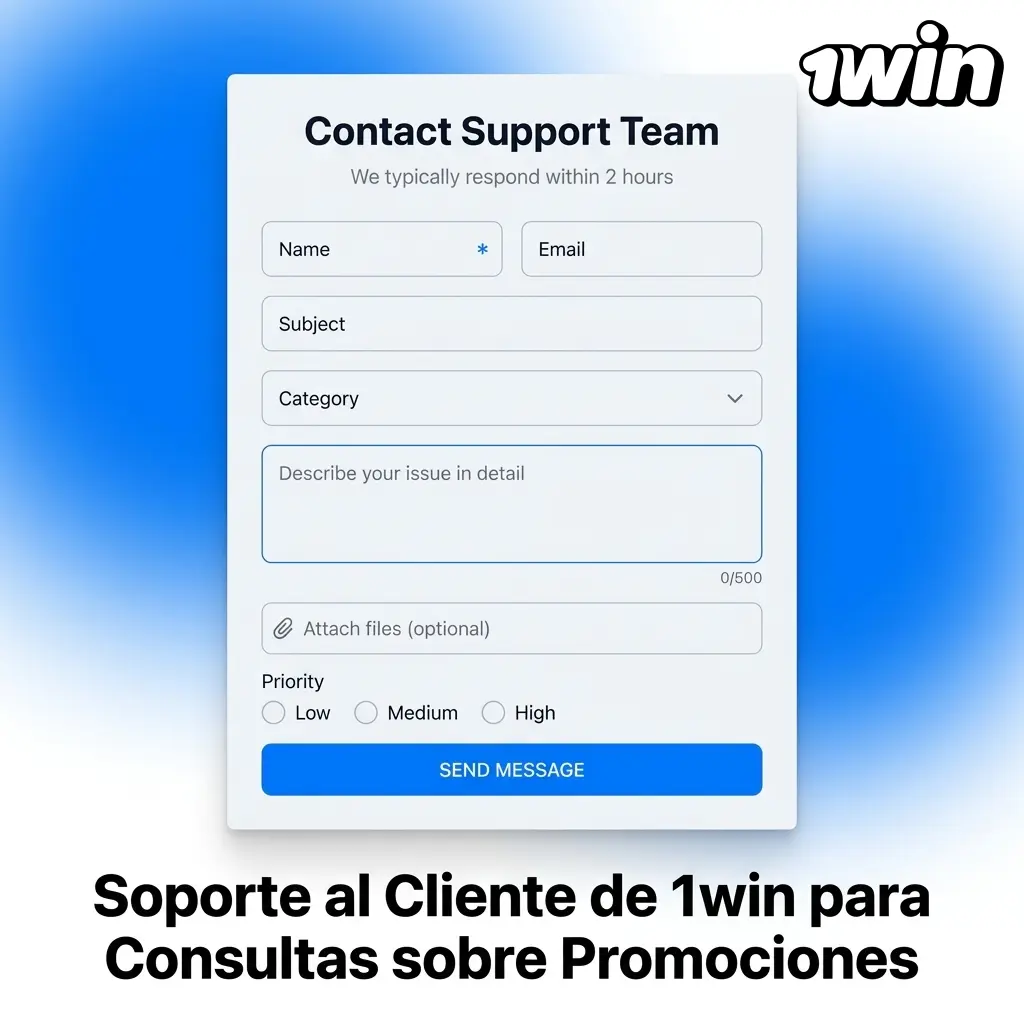 Soporte al Cliente de 1win para Consultas sobre Promociones