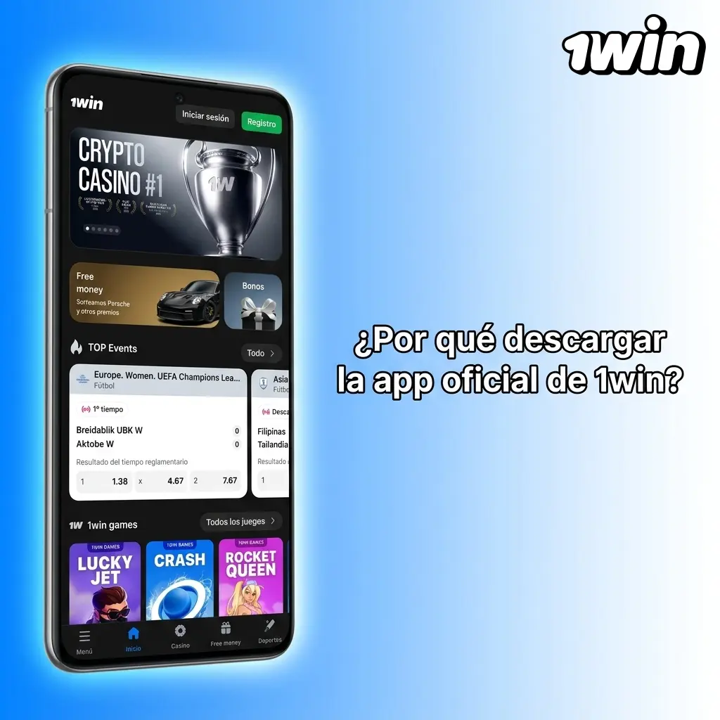 ¿Por qué descargar la app oficial de 1win?