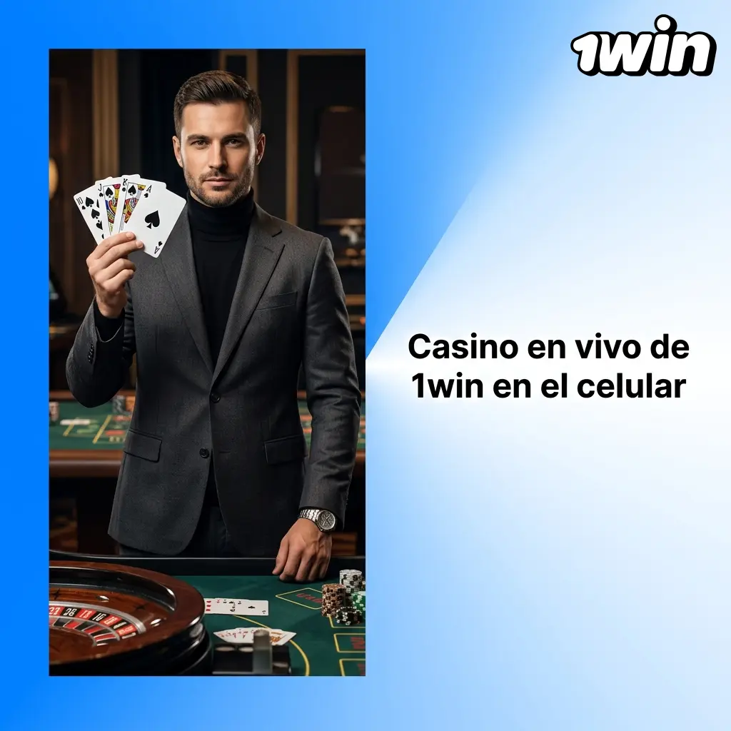Casino en vivo de 1win en el celular