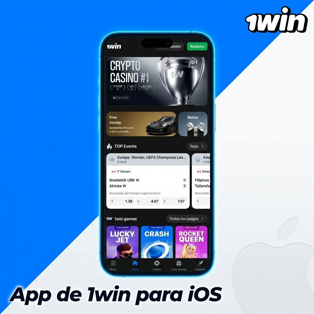 App de 1win para iOS